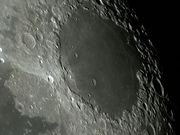 Mare CRISIUM - o único mar de lavas isolado da Lua.