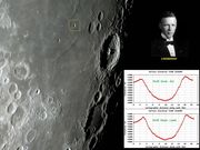 A cratera do pioneiro piloto LINDBERGH.