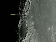 A cratera do antigo Selenógrafo LOHRMANN.