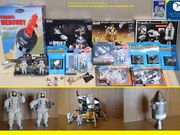 Nossa memorabilia da corrida espacial e da conquista da Lua.