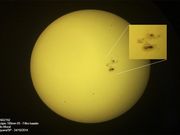 Sol e a gigantesca Sunspot AR2192 - por Sérgio Cabau Jr.