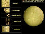 SOL - 07 de março de 2023, 08:33:30 (11:33:30 UT).