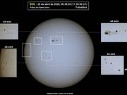 SOL na manhã de 25/04/2026 – FOTOSFERA.